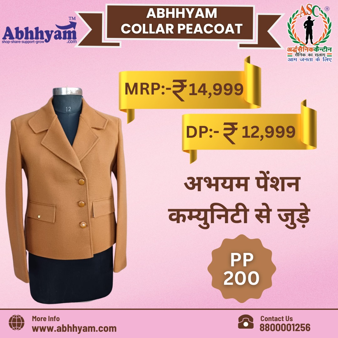 Abhhyam Collar Peacoat