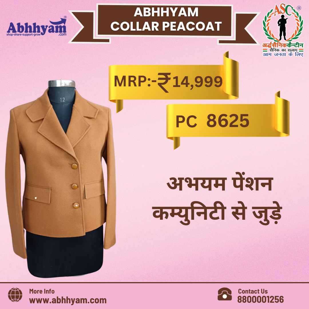 Abhhyam Collar Peacoat